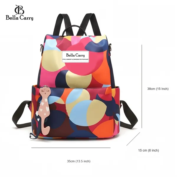 Multicolor_Polyurethane_Zipper_Backpack_For_Girls
