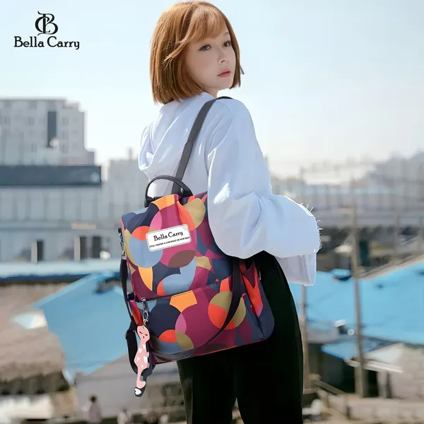 Multicolor_Polyurethane_Zipper_Backpack_For_Girls