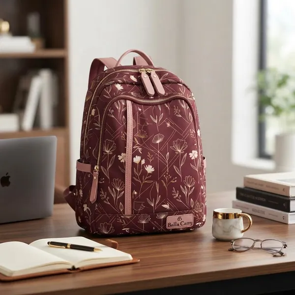 Bella_Carry_Floral_Print_Casual_Backpack_for_Women_&_College_Girls_|_Water-Resistant_Lightweight_Daypack_Travel_&_Office_Shoulder_Bag