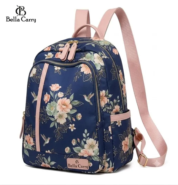 Bella_Carry_Floral_Print_Casual_Backpack_for_Women_&_College_Girls_|_Water-Resistant_Lightweight_Daypack_Travel_&_Office_Shoulder_Bag