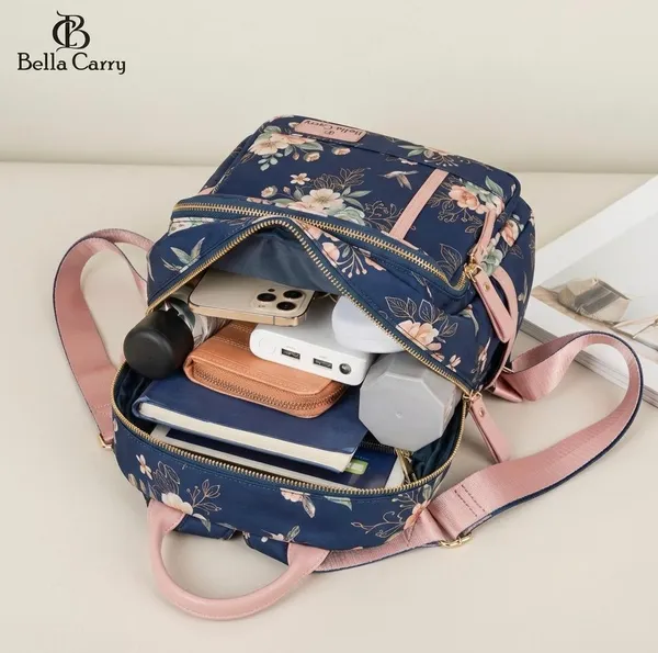 Bella_Carry_Floral_Print_Casual_Backpack_for_Women_&_College_Girls_|_Water-Resistant_Lightweight_Daypack_Travel_&_Office_Shoulder_Bag
