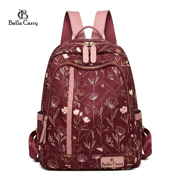 Bella_Carry_Floral_Print_Casual_Backpack_for_Women_&_College_Girls_|_Water-Resistant_Lightweight_Daypack_Travel_&_Office_Shoulder_Bag