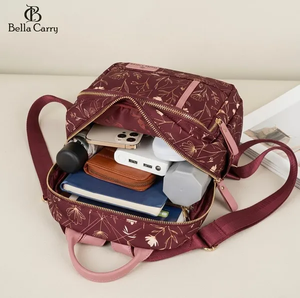 Bella_Carry_Floral_Print_Casual_Backpack_for_Women_&_College_Girls_|_Water-Resistant_Lightweight_Daypack_Travel_&_Office_Shoulder_Bag