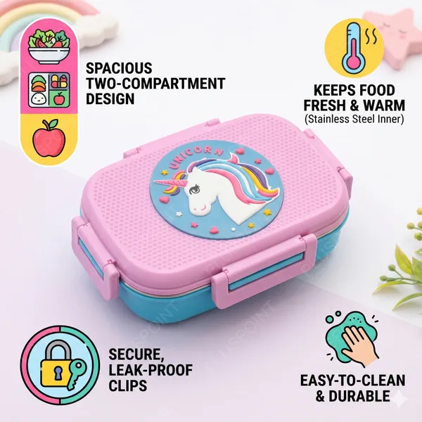 Unicorn_Big_Steel_Lunch_Box_|_Stainless_Steel_Lunch_Box_with_Inner_Separate_Veg_Box_|_Leak_Proof_and_Break_Resistant_|�