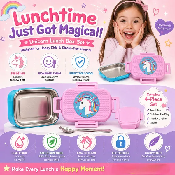 Unicorn_Big_Steel_Lunch_Box_|_Stainless_Steel_Lunch_Box_with_Inner_Separate_Veg_Box_|_Leak_Proof_and_Break_Resistant_|�