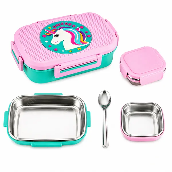 Unicorn_Big_Steel_Lunch_Box_|_Stainless_Steel_Lunch_Box_with_Inner_Separate_Veg_Box_|_Leak_Proof_and_Break_Resistant_|�