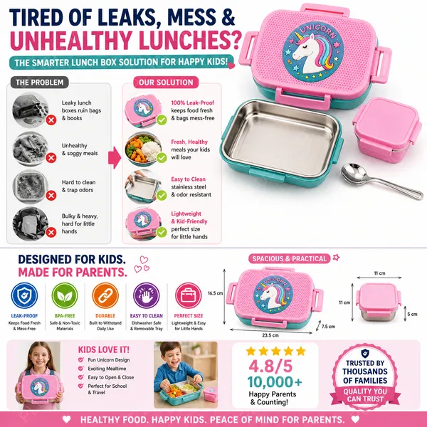 Unicorn_Big_Steel_Lunch_Box_|_Stainless_Steel_Lunch_Box_with_Inner_Separate_Veg_Box_|_Leak_Proof_and_Break_Resistant_|�