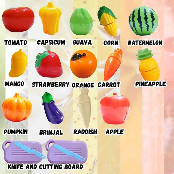 18_Pcs_Cutting_Play_Food_Toy_For_Kids_Realistic_Sliceable_Pretend_Fruit_&_Vegetables_Accessories_Has_7_Fruits,_7_Vegetables,2_Board,2_Knife_For_Kitchen_Toys_For_Girls_And_Boys