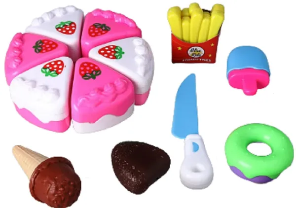 12_Pcs_Cake_Cutting_Set_Realistic_Sliceable_Cake_Food_Play_Set_Food_Toy_Pretend_Cutting_Play_Cake_Desserts_Ice_Cream_And_Donuts_Birthday_Gifts_Toy_Set_For_Boys_Kids_Girls