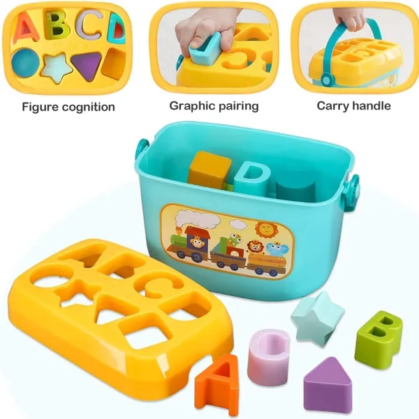 Shape_Sorting_Blocks_With_Basket_Baby'S_First_Educational_Activity_Toys_8_Shapes_2_Each_Sorting_Cubes_For_Kids_Development_With_Storage_Bucket_Counting_Learning_Toys_For_Toddlers