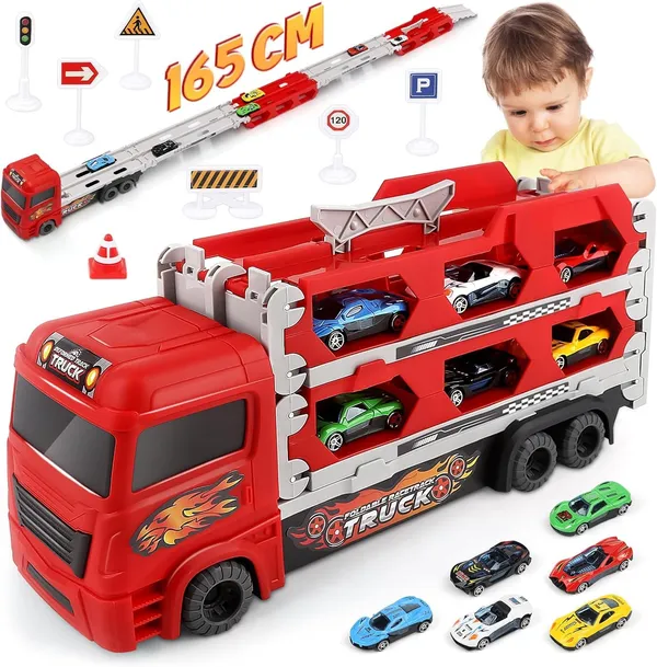 Big_Carrier_Truck_Race_Track_Boys_Toys,_78-Inch_Toy_Truck_Transport_Car_Race_Trailer_&_2_Die-Cast_Metal_Toy_Cars,_Toddler_Truck_Car_Toys_Track_Set_Gifts_For_Kids_Age_3_4_5_6+_Years