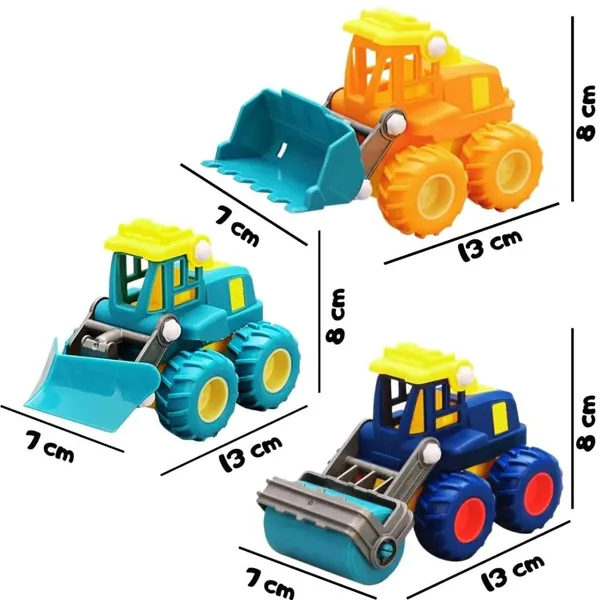 3Pc_Tractor_Truck_Monster_Truck_Construction_Vehicles_For_Kids_Pretend_Play_Toy_Trucks_Tractor_3_Pc_Play_Set_Building_Vehicles_Set_For_Kids_3-14_Years._(3_In_1_Tractor),Assorted