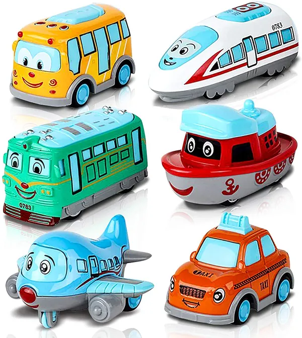 Cute_Metal_Die_Cast_Pull_Back_Vehicles_Toy_Cars_Play_Set_Toddlers_Car_Toys_Includes_Mini_Cars_Toys_Alloy_Helicopter,_Texi,_Bus,_Boat,_Train,_For_Kids_3_4_5+_(Vehicle_6Pc)