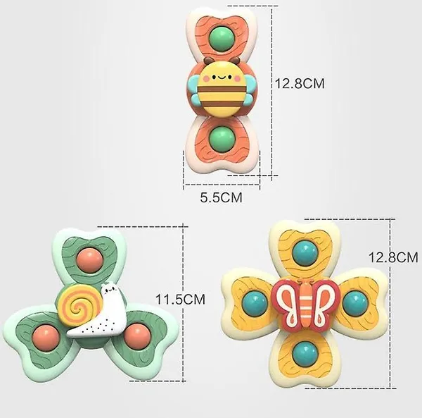 Baby_Bath_Toys_3_Piece_Spinner_Toy_For_Baby_Butterfly_Spinning_Top_Waterproof_Suction_Cup_Sticks_To_Smooth_Surface_Toddler_Sensory_Toys_Spinners_For_Toddler_Infants_12-18_Months_(Multicolor)