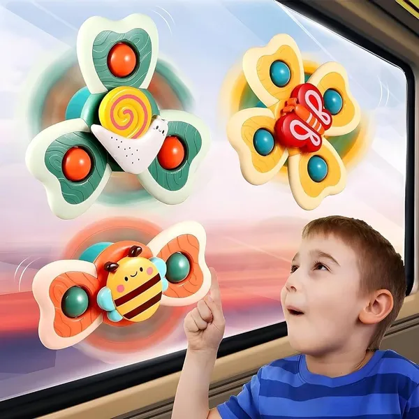 Baby_Bath_Toys_3_Piece_Spinner_Toy_For_Baby_Butterfly_Spinning_Top_Waterproof_Suction_Cup_Sticks_To_Smooth_Surface_Toddler_Sensory_Toys_Spinners_For_Toddler_Infants_12-18_Months_(Multicolor)
