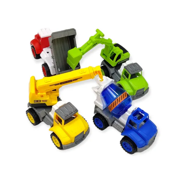Construction_Vehicle_Trucks_Friction_Powered_City_Builder_Series_Of_Mixer,_Excavator,_Crane,_Dumper_Set_Of_4_Pretend_Play_Vehicles_For_Kids_(4Pc_City_Builder)-_Multi_Color