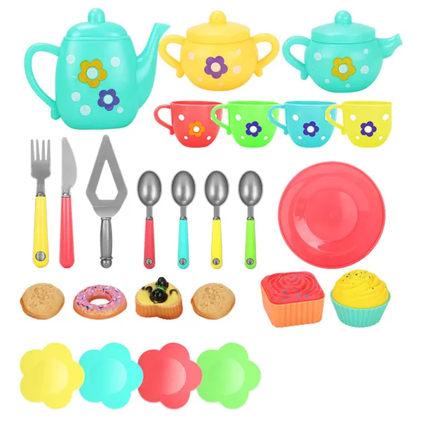 20Pc_Tea_Set_With_Basket_Tea_Party_Pretend_Playset_For_Kids_Teapot_Play_Set_Pretend_Play_Set_Girls_Kitchen_Toy_Teapot_Gift_For_Kids_Children_Boys_Girls_3_Years_Old_(Tea_Set_With_Basket)