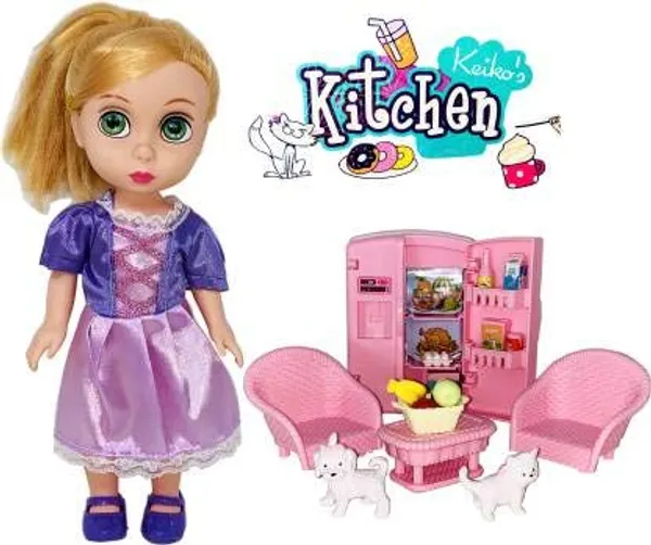 Baby_Doll_With_Tiny_Size_Furniture_Set_Toys_For_Girls_With_Openable_Double_Door_Toy_Fridge_With_Other_Accessories_|_Cute_Toy_Doll_Set_For_Girls_|_Birthday_Gift_|_Doll_Set_(Keiko'S_Kitchen)