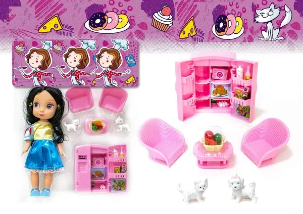 Baby_Doll_With_Tiny_Size_Furniture_Set_Toys_For_Girls_With_Openable_Double_Door_Toy_Fridge_With_Other_Accessories_|_Cute_Toy_Doll_Set_For_Girls_|_Birthday_Gift_|_Doll_Set_(Keiko'S_Kitchen)