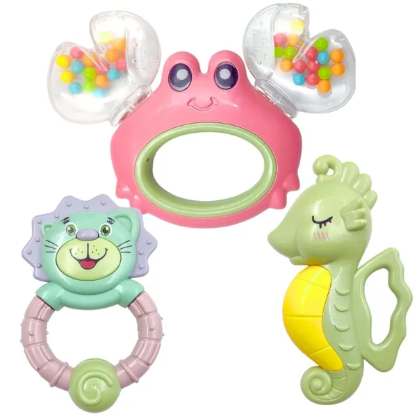 3Pcs_Baby_Rattle_Toys_Set_For_0-12_Months_Infants_With_Colorful_Design_And_Soft_Sound,_Includes_Teethers_For_Newborn_Sensory_Play_And_Development