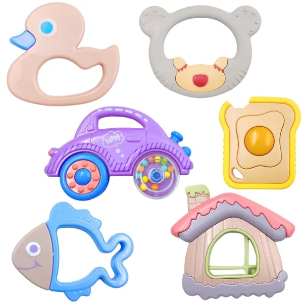 6Pcs_Infant_Rattle_And_Teether_Toy_Set_For_Newborns_0-12_Months_Colorful_Baby_Toys_With_Gentle_Rattle_Noise_And_Easy_Hold_Design