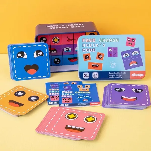 Wooden_Emoji_Face_Changing_Cube_Puzzle_Game_Expressions_Matching_Block_Puzzles_Building_Logical_Educational_Training_Toys_16_Face_Blocks_&_72_Playing_Cards_Birthday_Gift_For_Kids_Boys_Girls