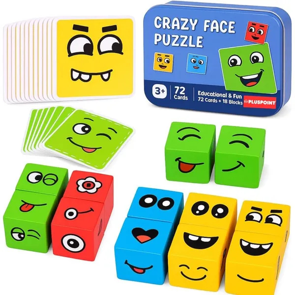 Wooden_Emoji_Face_Changing_Cube_Puzzle_Game_Expressions_Matching_Block_Puzzles_Building_Logical_Educational_Training_Toys_16_Face_Blocks_&_72_Playing_Cards_Birthday_Gift_For_Kids_Boys_Girls