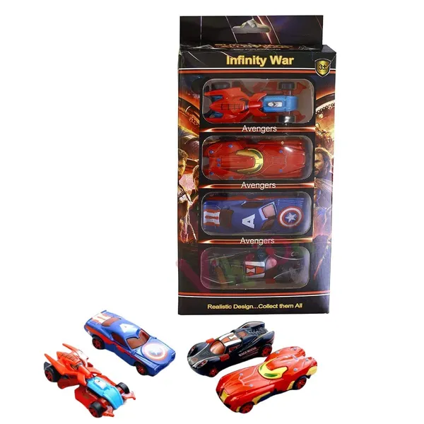 Diecast_Metal_Superhero_Toy_Vehicles_Cars_Set_-_Pack_Of_4_Alloy_Metal_Push-N-Go_Car_Toys_Mini_Racing_Cars_For_Toddlers,_Girls_And_Boys_Deal_Birthday_Gift_Car_Play_Set_For_Kids