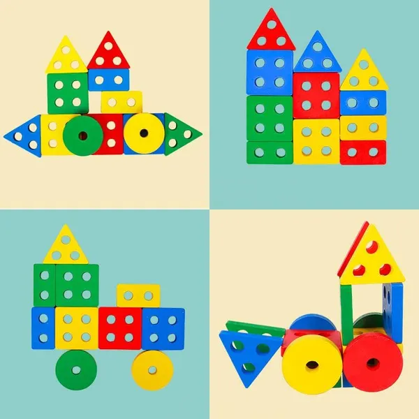 Wooden_Stackable_Blocks_&_Shape_Sorting_Board_Geometric_Shape_Stacker_Wooden_Toy_Early_Childhood_Development_Toys_For_Fine_Motor_Skills,_16_Pcs