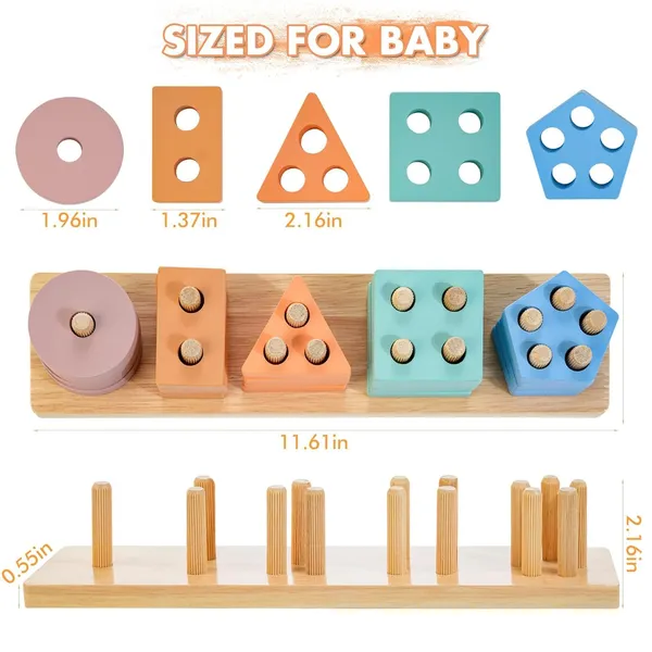 Wooden_Sorting_&_Stacking_Toy,_Colour_Recognition_Shape_Sorter_Puzzle_Montessori_Educational_Learning_Toy_For_Girls_Boys_Children_Age_1_2_3_Activity_Puzzle_Blocks_Column_Set_For_Kids
