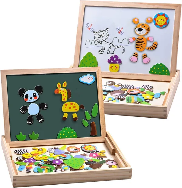 Wooden_Magnetic_Multifunctional_Double_Sided_Chalkboard_Dry_Erase_Board_With_Chalk,_Marker_&_Duster_Educational_Whiteboard_Blackboard_Drawing_Toys_Learning_&_Imagination_Play_For_Kids