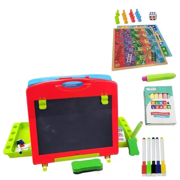 Art_Board_Drawing_&_Learning_Board_For_Kids_2_In_1_Drawing_Doodle_Slate_For_Kids_Erasable_Chalkboard_Doodle_Pad_Helps_Write_&_Sketch_With_Games,Travel_Friendly_Kit_For_Boys_And_Girls_3+