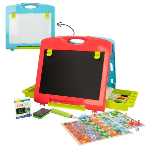 Art_Board_Drawing_&_Learning_Board_For_Kids_2_In_1_Drawing_Doodle_Slate_For_Kids_Erasable_Chalkboard_Doodle_Pad_Helps_Write_&_Sketch_With_Games,Travel_Friendly_Kit_For_Boys_And_Girls_3+