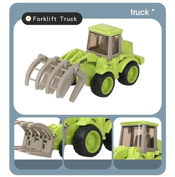 5Pc_Construction_Vehicles_Friction_Powered_Complete_Set_Roller_Bulldozer_Wood_Grab_Excavator_Digger_Farm_Tractor_Pretend_Play_Toy_Trucks_Play_Set_Building_Vehicles_Set_For_Kids_3-14_Yr
