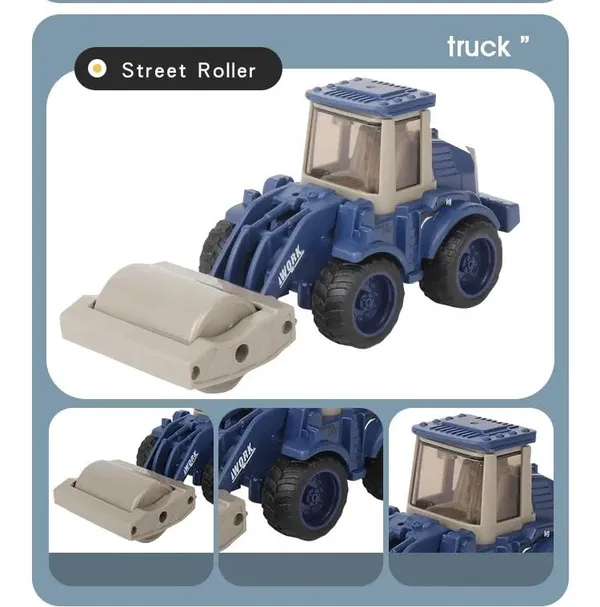 5Pc_Construction_Vehicles_Friction_Powered_Complete_Set_Roller_Bulldozer_Wood_Grab_Excavator_Digger_Farm_Tractor_Pretend_Play_Toy_Trucks_Play_Set_Building_Vehicles_Set_For_Kids_3-14_Yr