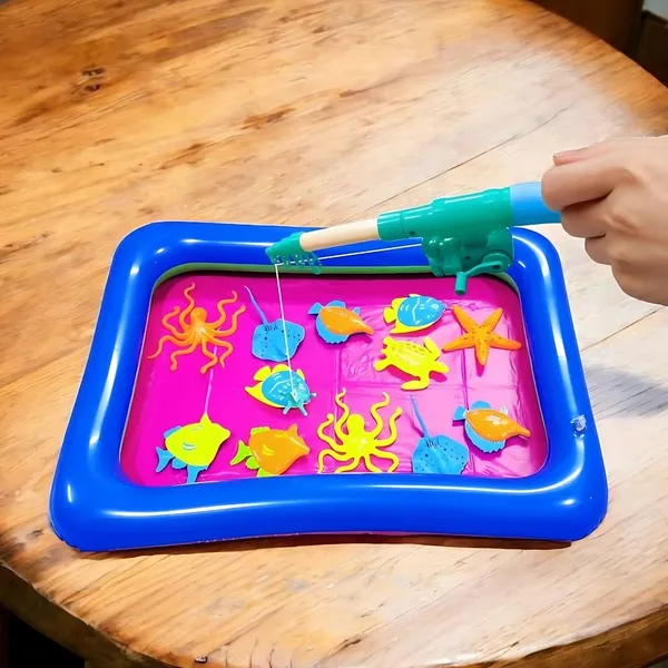 Colorful_Magnetic_Fishing_Pool_Toys_Game_For_Kids_Plastic_Floating_Fish_Ocean_Sea_Animals_With_Kiddie_Pool_Water_Bath_Toys_For_Age_3_4_5_6_Year_Old_Children_(Without_Basket)