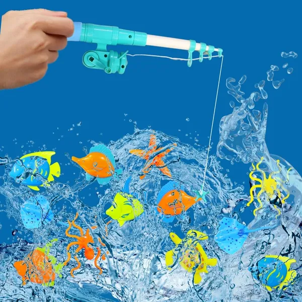 Colorful_Magnetic_Fishing_Pool_Toys_Game_For_Kids_Plastic_Floating_Fish_Ocean_Sea_Animals_With_Kiddie_Pool_Water_Bath_Toys_For_Age_3_4_5_6_Year_Old_Children_(Without_Basket)