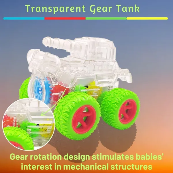 Gear_Tank_Transparent_Mini_Tank_Vehicle_Light_&_360_Degree_Rotation_Gear_Simulation_Mechanical_Toy_For_Kids_Boys_Girls_Birthday_Gift_Friction_Powered_Army_Vehicle_Toy_For_Kids_Boys_Girls