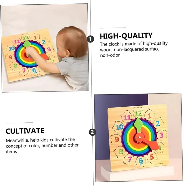 Wooden_Clock_Learning_Puzzle_For_Kids_Teaching_Time_Learning_Clock_Early_Learning_Educational_Toy_Gift_For_3_Year_Old_Toddler_Baby_Kids_Montessori_Toys_For_Toddlers_(Puzzle_Clock)