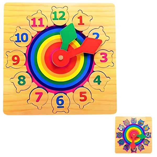 Wooden_Clock_Learning_Puzzle_For_Kids_Teaching_Time_Learning_Clock_Early_Learning_Educational_Toy_Gift_For_3_Year_Old_Toddler_Baby_Kids_Montessori_Toys_For_Toddlers_(Puzzle_Clock)