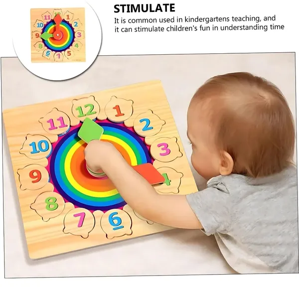 Wooden_Clock_Learning_Puzzle_For_Kids_Teaching_Time_Learning_Clock_Early_Learning_Educational_Toy_Gift_For_3_Year_Old_Toddler_Baby_Kids_Montessori_Toys_For_Toddlers_(Puzzle_Clock)