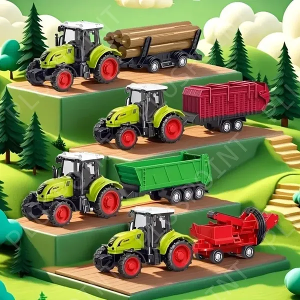 Farm_Tractor_Toys_Inertia_Vehicles_Farm_Tractor_Truck_With_Trolley_Pack_Of_4Pc_Agriculture_Toys_Friction_Power_Toy_Trucks_For_Kids_Pretend_Play_3-14_Years_(Trolley_4Pc)