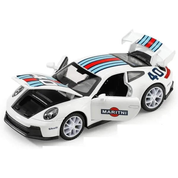 Diecast_Porsche_911_Gt3_Rs_Rsr_Turbo_Toy_Car_Scale_Model,Pull_Back_Vehicles_Alloy_Simulation_Supercar_With_Lights_And_Sound_Also_For_Car_Dashboard,Kids,Adult_(Porsche-White)