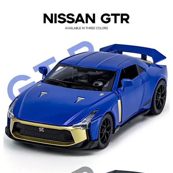 Diecast_Gtr-50_Toy_Car_1:24_Scale_Model,Pull_Back_Vehicles_Alloy_Simulation_Supercar_With_Lights_And_Sound_Also_For_Car_Dashboard,Kids,Adult_(1:24-Gtr_50-Blue)