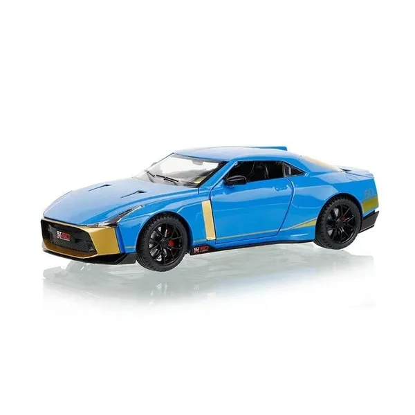 Diecast_Gtr-50_Toy_Car_1:24_Scale_Model,Pull_Back_Vehicles_Alloy_Simulation_Supercar_With_Lights_And_Sound_Also_For_Car_Dashboard,Kids,Adult_(1:24-Gtr_50-Blue)