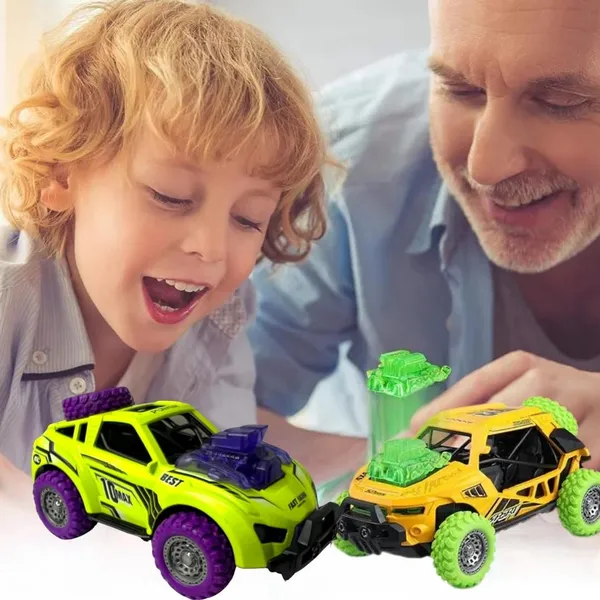 Diecast_Predator_Toy_Car_Model_Pull_Back_Vehicles_Alloy_Simulation_Crash_Car_Monster_Truck_With_Lights_And_Sound_Also_For_Car_Dashboard,Kids,_Green