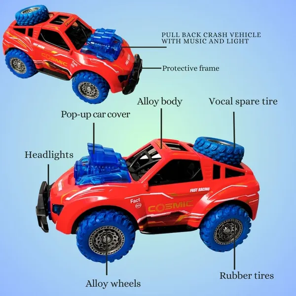 Diecast_Predator_Toy_Car_Model_Pull_Back_Vehicles_Alloy_Simulation_Crash_Car_Monster_Truck_With_Lights_And_Sound_Also_For_Car_Dashboard,Kids,_Red