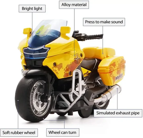 Diecast_Motorcycle_Toy_Bike_Scale_Model,Pull_Back_Vehicles_Alloy_Simulation_Superbike_With_Lights_And_Sound_Also_For_Car_Dashboard_Kids_Adult_(Moto-Yellow)