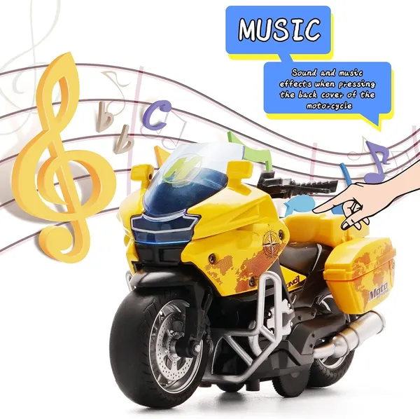 Diecast_Motorcycle_Toy_Bike_Scale_Model,Pull_Back_Vehicles_Alloy_Simulation_Superbike_With_Lights_And_Sound_Also_For_Car_Dashboard_Kids_Adult_(Moto-Yellow)