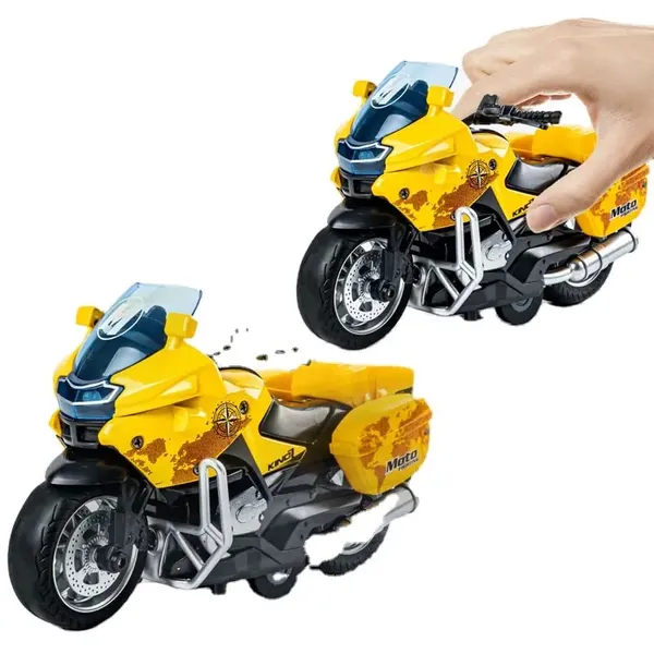 Diecast_Motorcycle_Toy_Bike_Scale_Model,Pull_Back_Vehicles_Alloy_Simulation_Superbike_With_Lights_And_Sound_Also_For_Car_Dashboard_Kids_Adult_(Moto-Yellow)